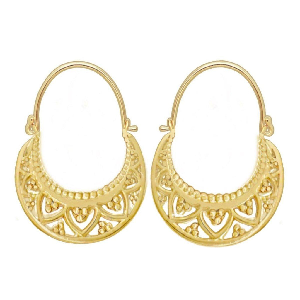 Laihas La Boheme Gold Hoop Earrings