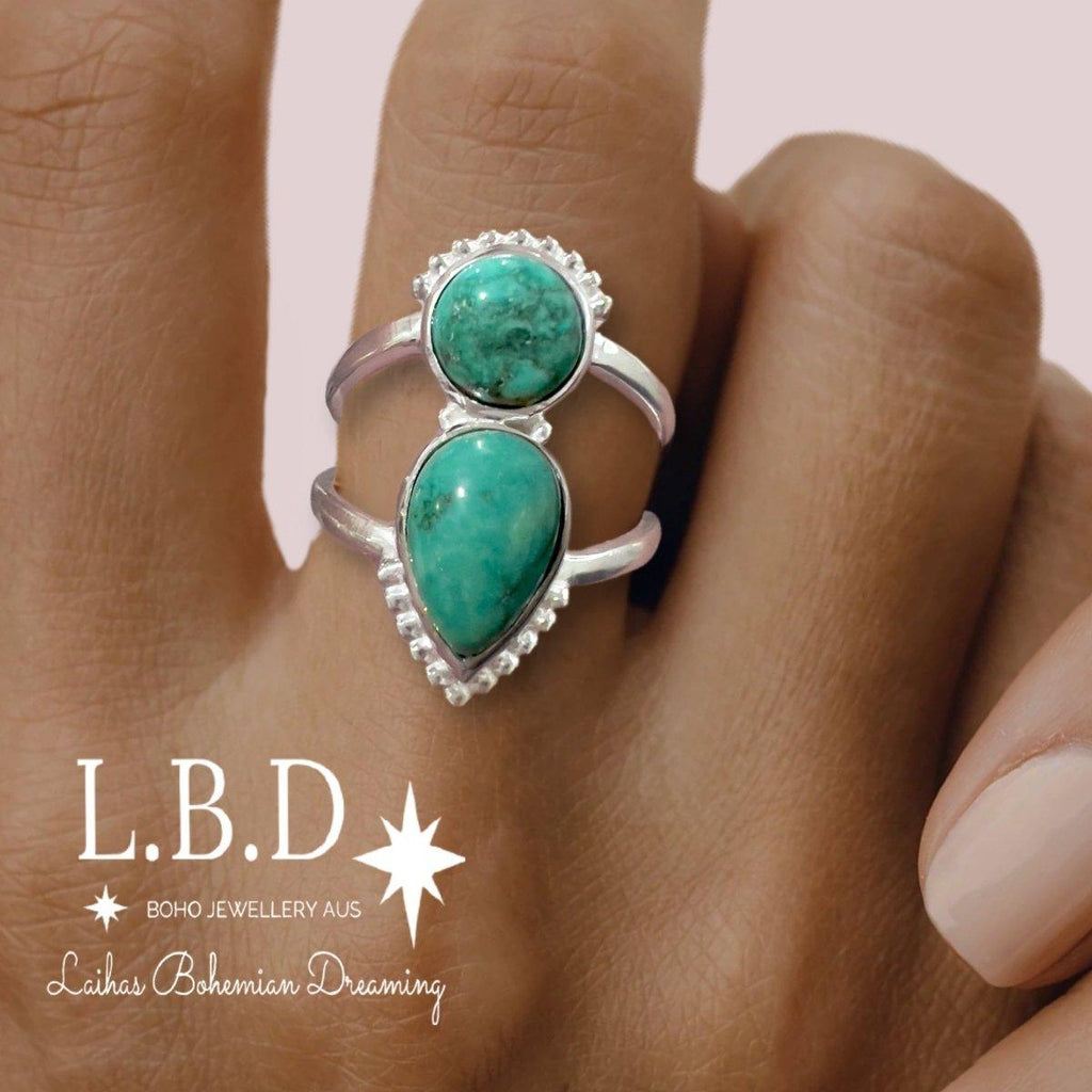 Laihas Peaceful Solitude Turquoise Ring