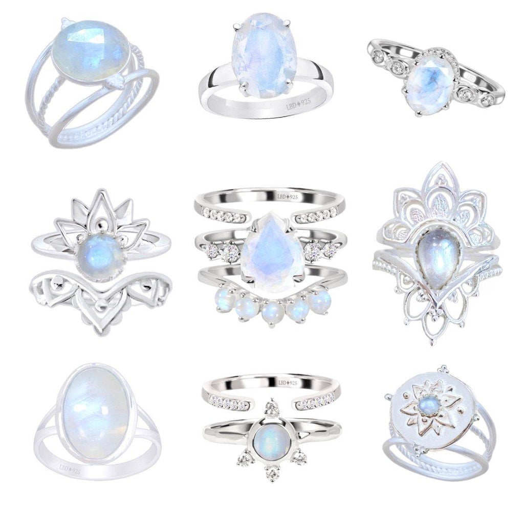 Moonstone Jewellery- Magical Moonstone- Feminine Energy & New Beginnings-L.B.D - Laihas Bohemian Dreaming -L.B.D