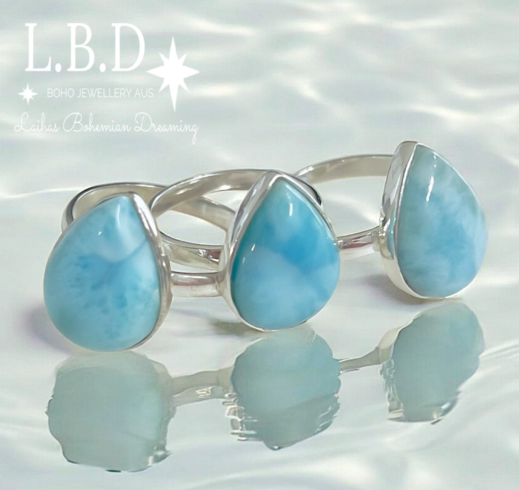 Larimar Ring Laihas Bohemian Dreaming