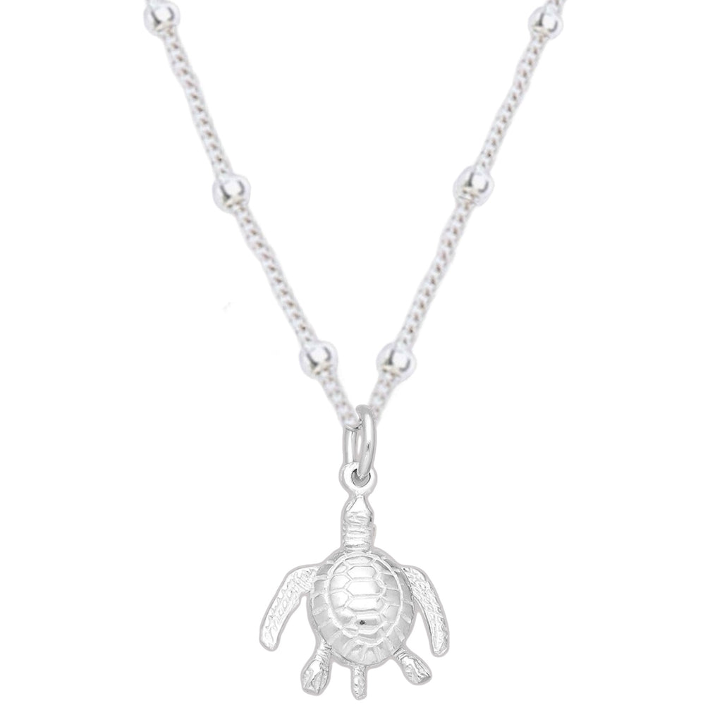Laihas Home is Where The Heart Is -Turtle Necklace Sterling Silver Necklace Laihas Bohemian Dreaming -L.B.D