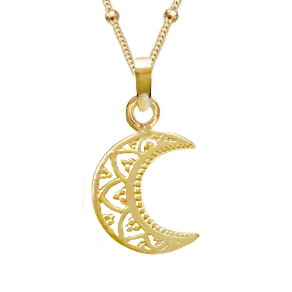 Laihas La Moon Boheme Gold Boho Necklace Gold Necklace Laihas Bohemian Dreaming -L.B.D