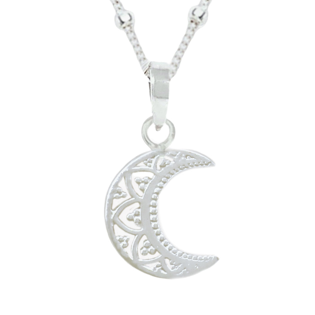 Laihas La Moon Boheme Sterling Silver Boho Necklace Sterling Silver Necklace Laihas Bohemian Dreaming -L.B.D