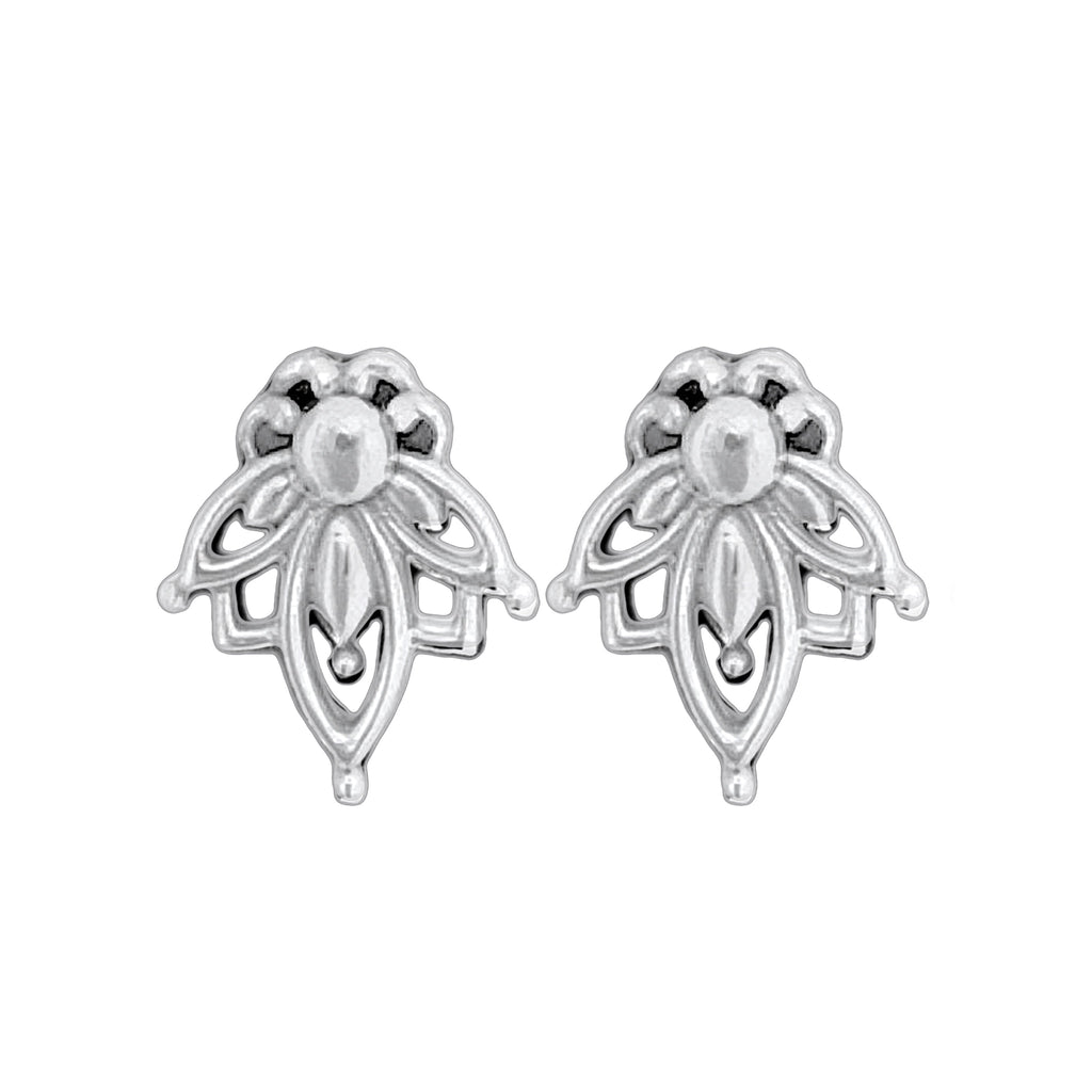 Laihas Swinging Lotus Flower Studs Simple Studs Laihas Bohemian Dreaming -L.B.D