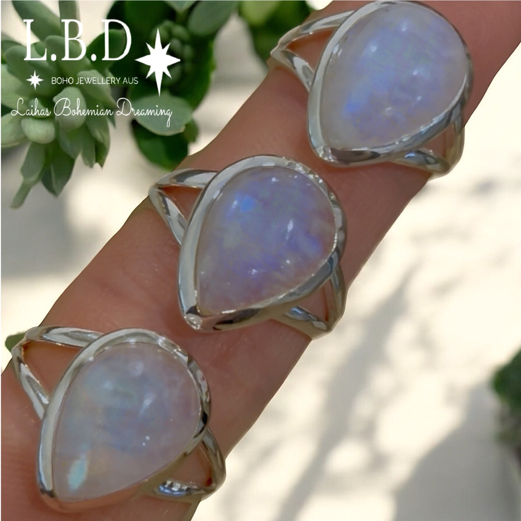 Moonstone rings/ Laihas Bohemian Dreaming