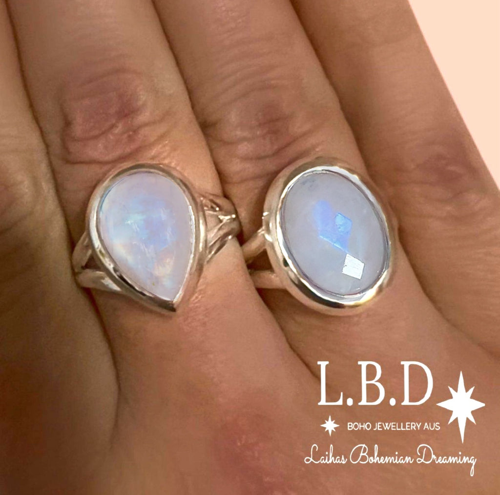 Moonstone ring- Laihas Bohemian Dreaming