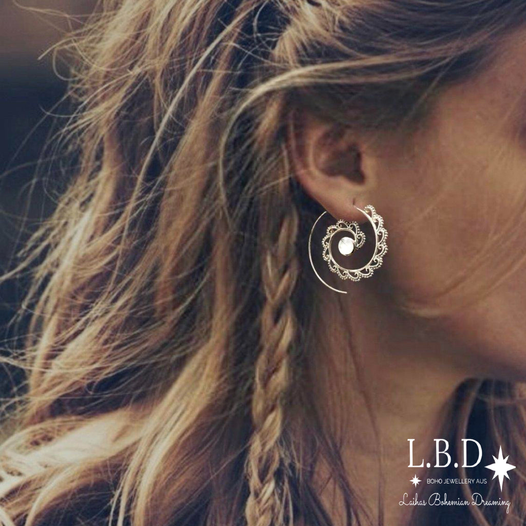 Boho Earrings/ Mother Of Pearl Earrings