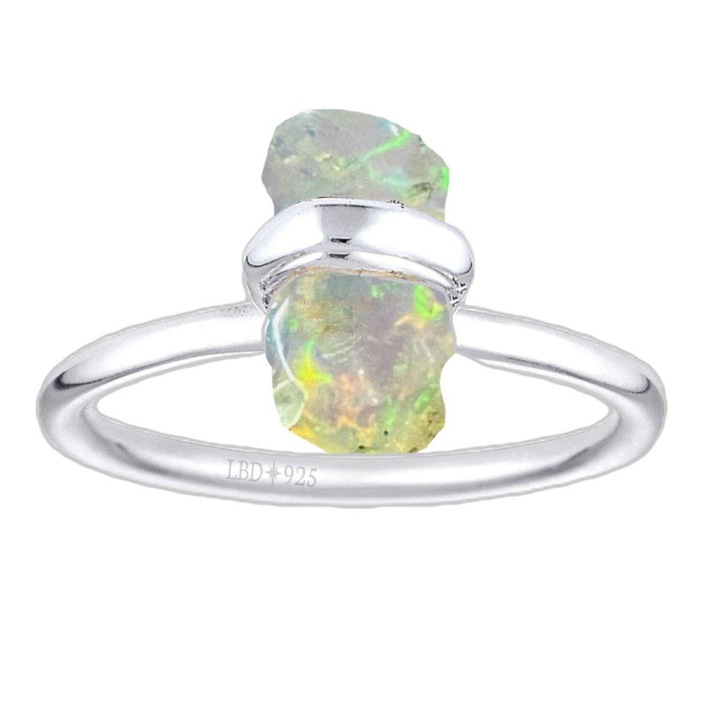 Bewildering Wrapped Raw Opal Ring -L.B.D -LBD Australia