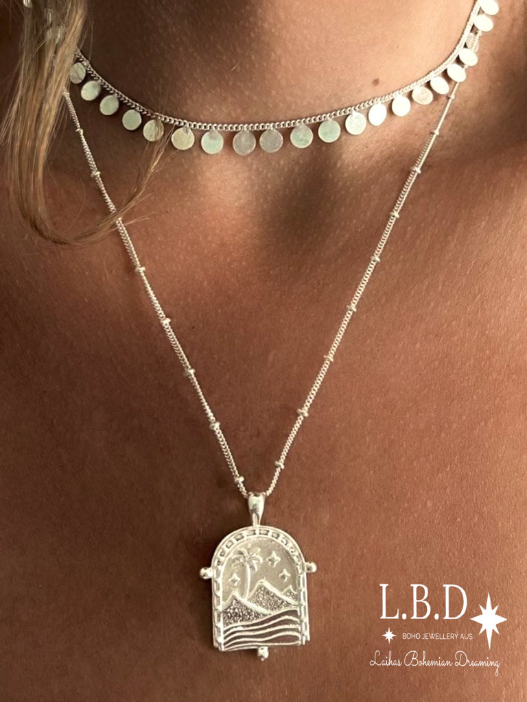 Laihas Bohemian Paradise Sterling Silver Necklace Sterling Silver Necklace Laihas Bohemian Dreaming -L.B.D