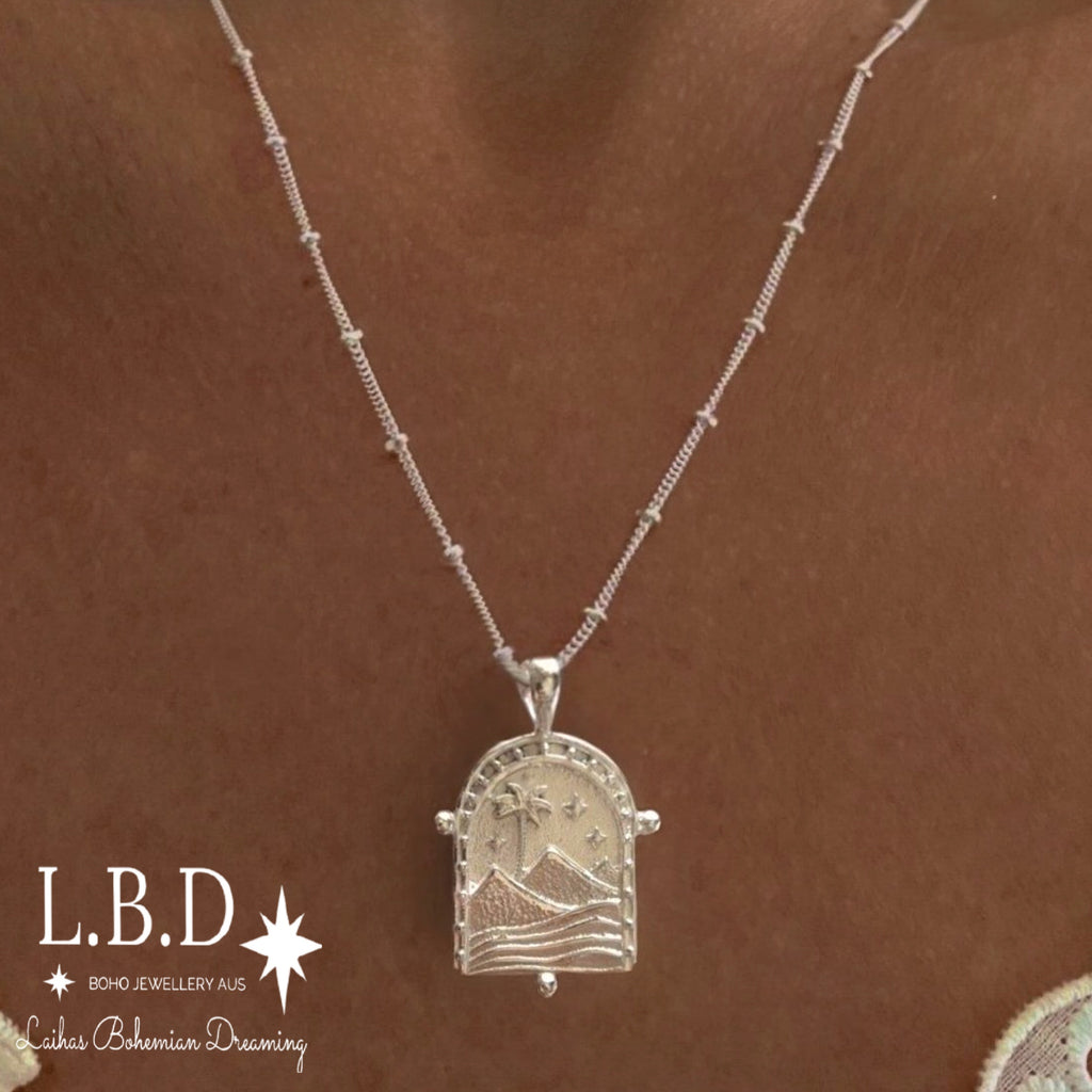 Laihas Bohemian Paradise Sterling Silver Necklace Sterling Silver Necklace Laihas Bohemian Dreaming -L.B.D