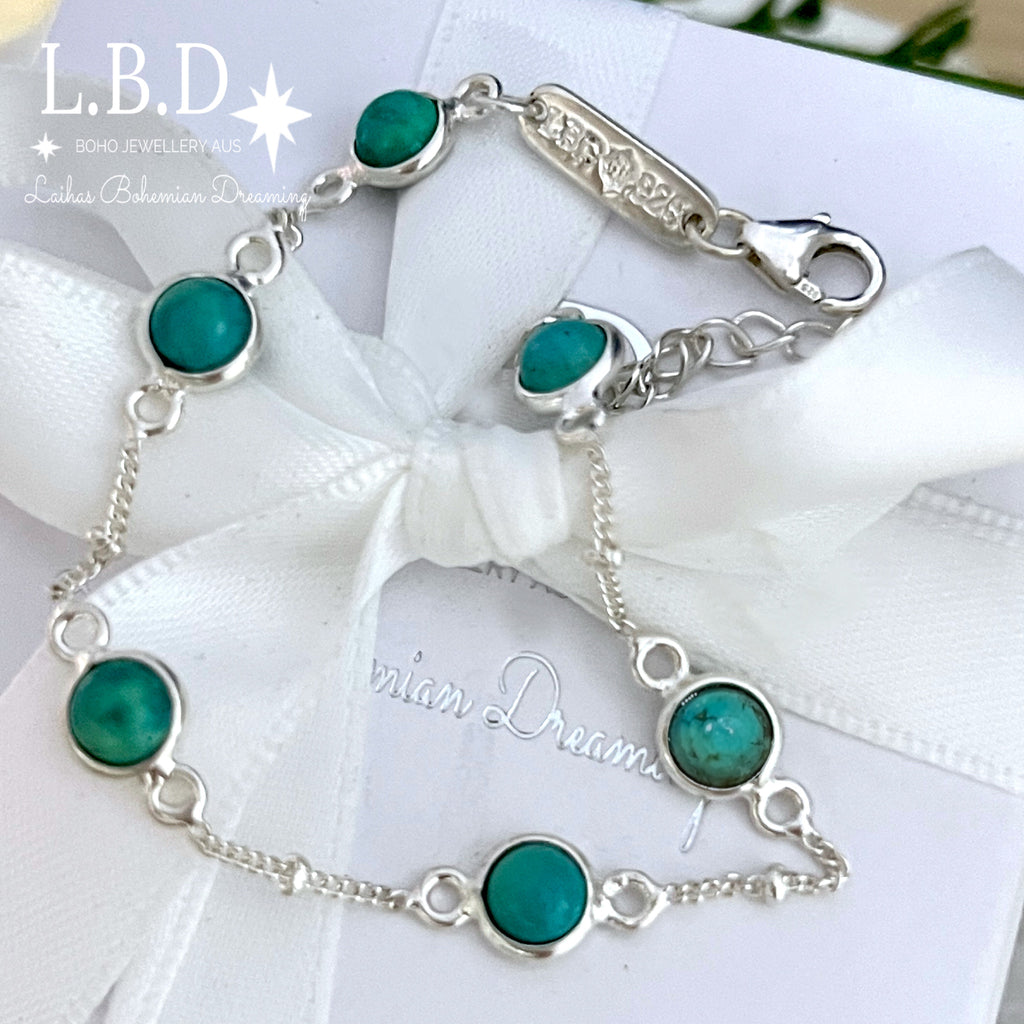 Laihas Eternal Turquoise Bracelet Gemstone Bracelet Laihas Bohemian Dreaming -L.B.D