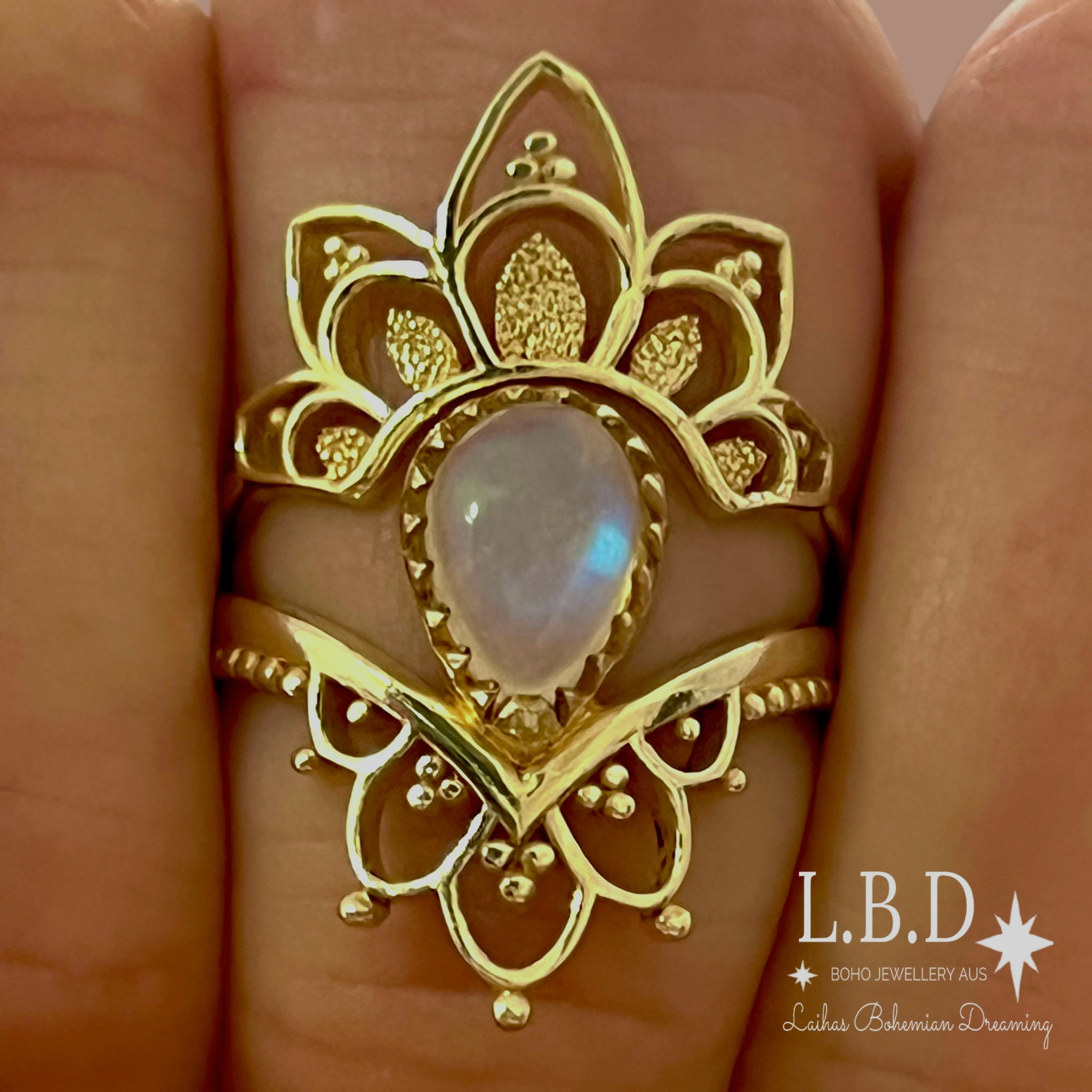 Bohemian discount ring set