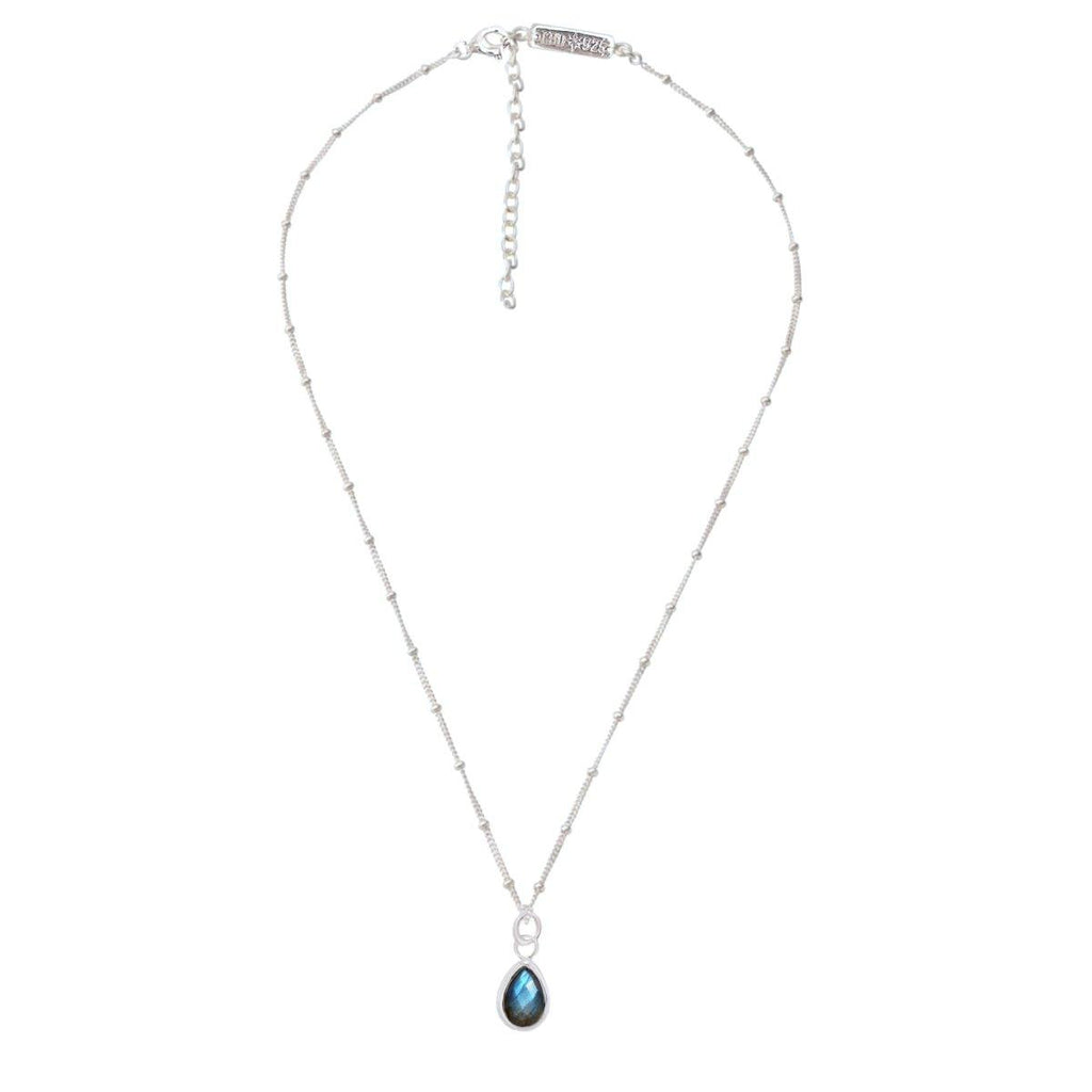 Laiha Bell Mini Droplet Labradorite Necklace -LBD Australia