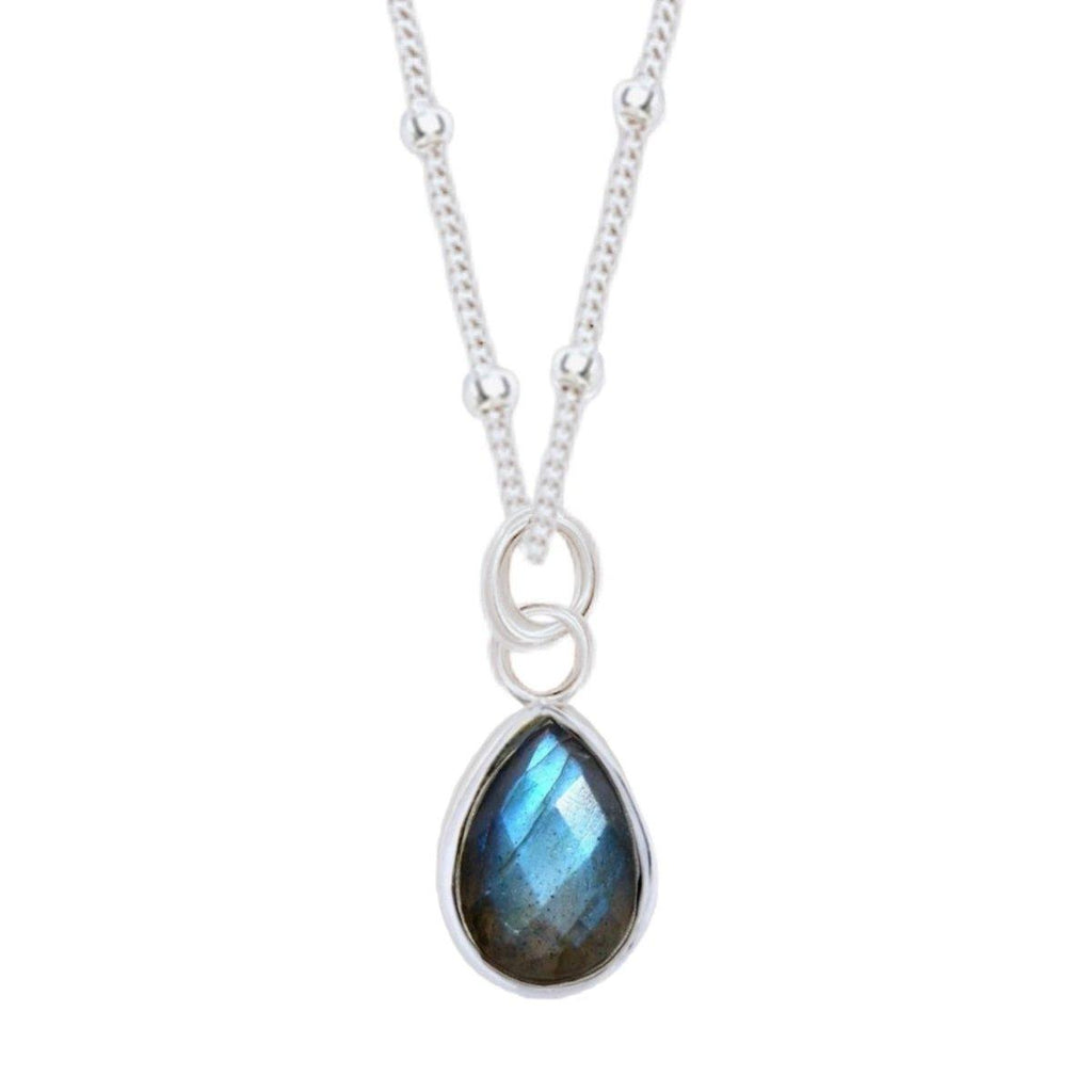 Laiha Bell Mini Droplet Labradorite Necklace -LBD Australia