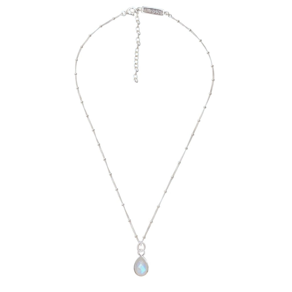 Laiha Bell Mini Droplet Moonstone Necklace -LBD Australia