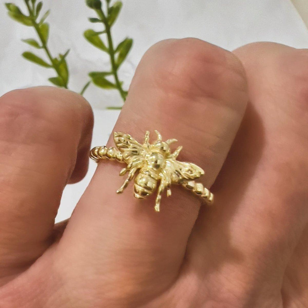 Laihas Bee-autiful Gold Bee Ring Ass sizes -LBD Australia