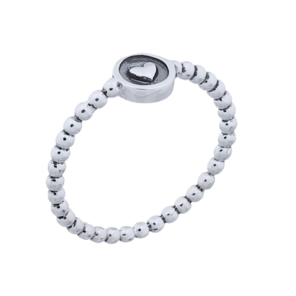 Laihas Boho Mini Heart Sterling Silver Ring -LBD Australia