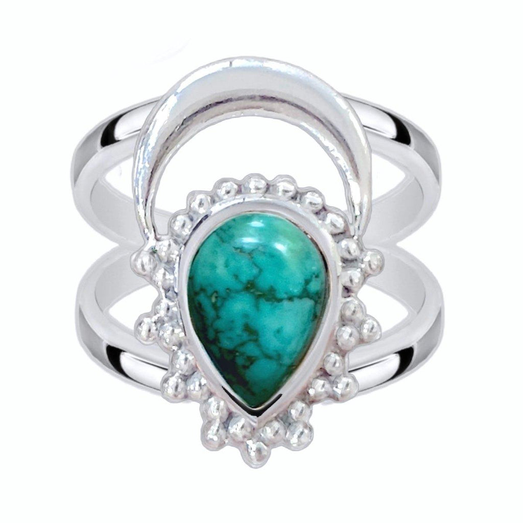 Laihas Boho Moon Turquoise Ring -LBD Australia