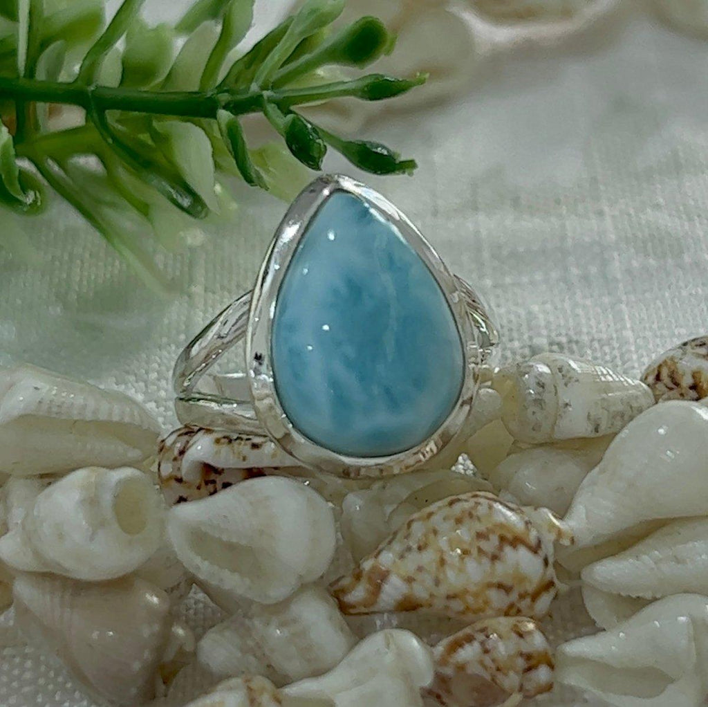 Laihas Classic Chic Raindrop Larimar Ring -LBD Australia