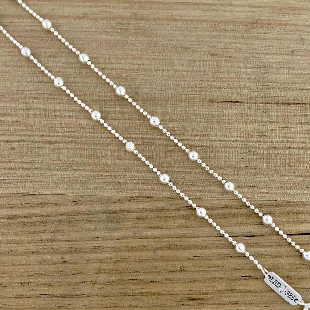 Laihas Classic Chic Round Larimar Necklace -LBD Australia