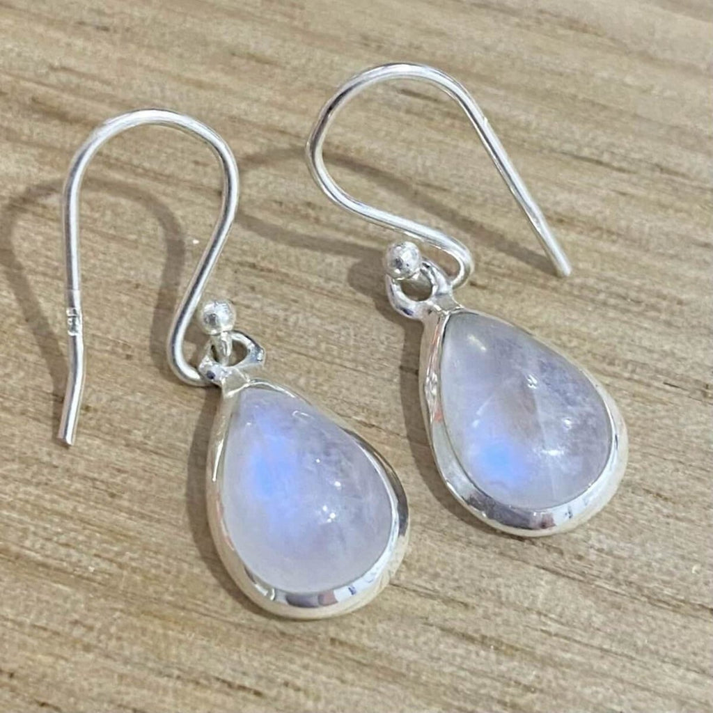 Laihas Classic Chic Small Raindrop Moonstone Earrings -LBD Australia