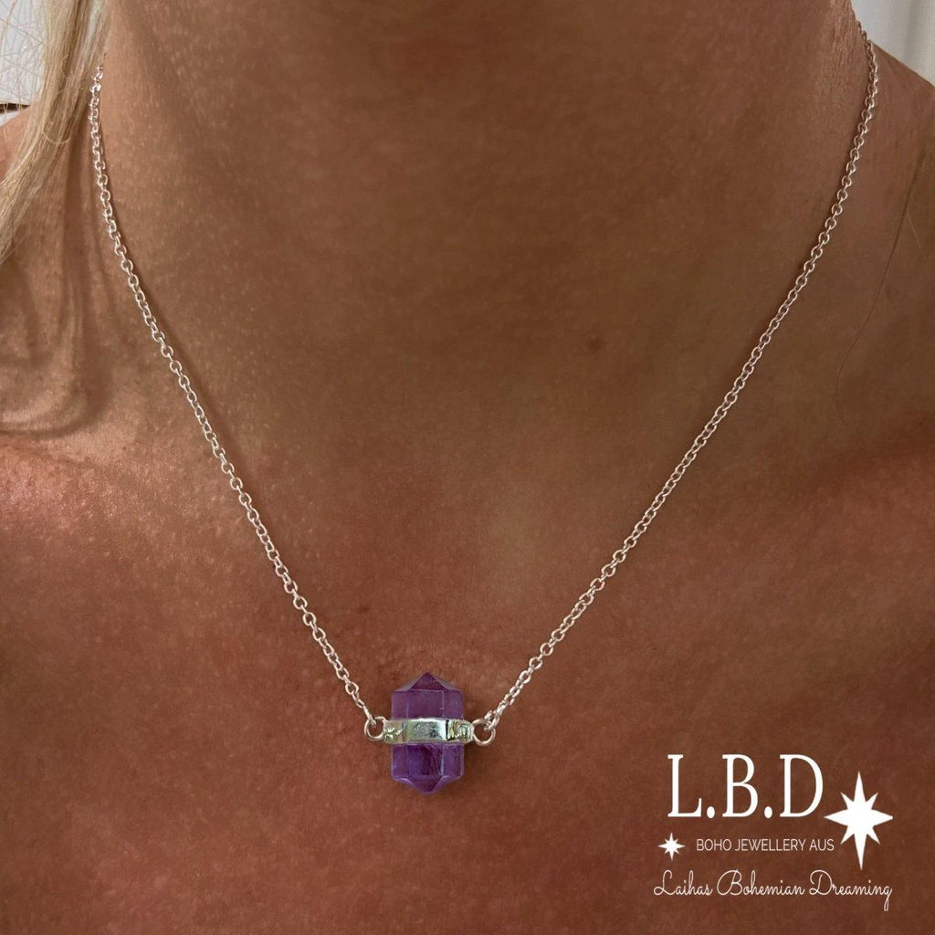 Laihas Crystal Kindness Amethyst Necklace