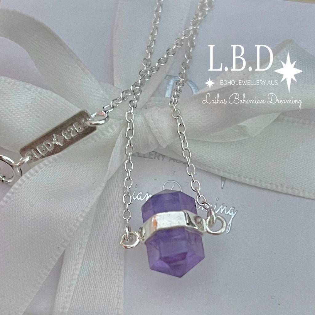 Laihas Crystal Kindness Amethyst Necklace
