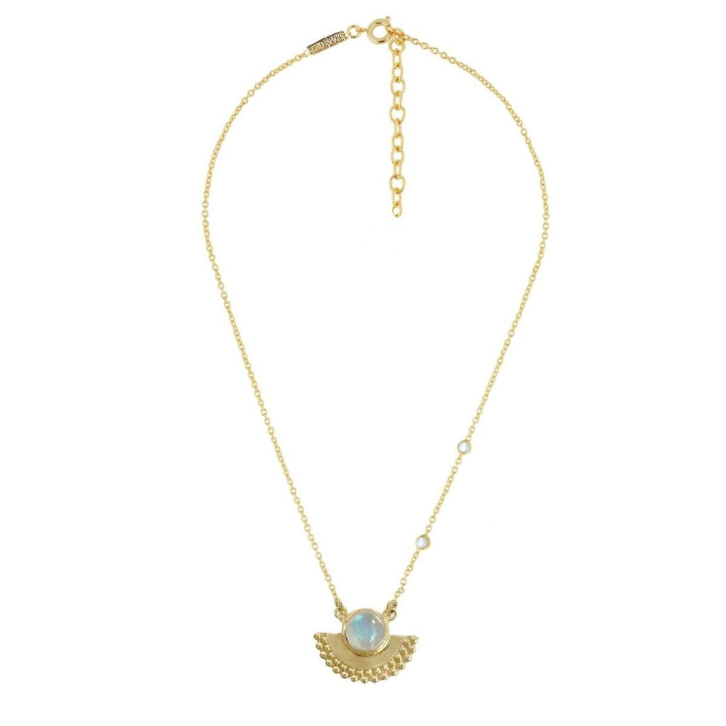 Laihas Dare To Dream Gold Moonstone Necklace