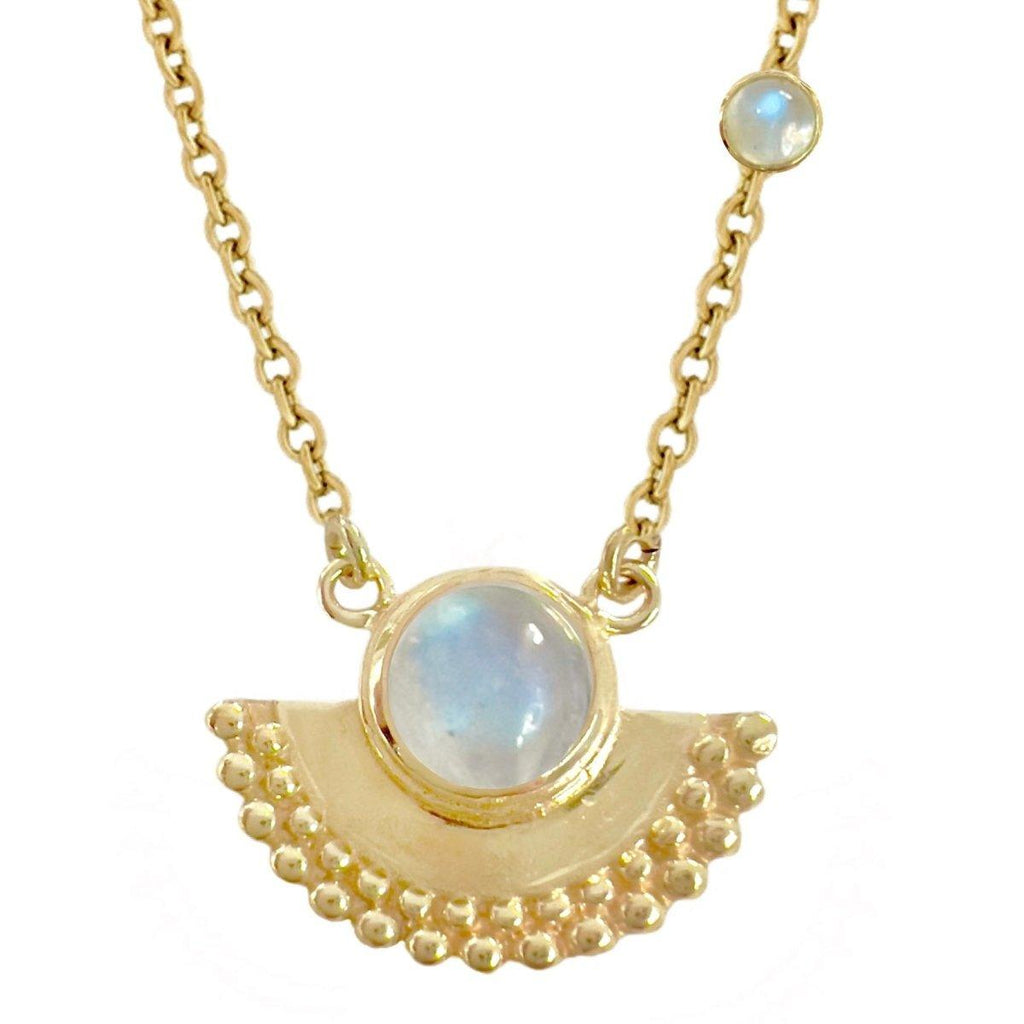 Laihas Dare To Dream Gold Moonstone Necklace