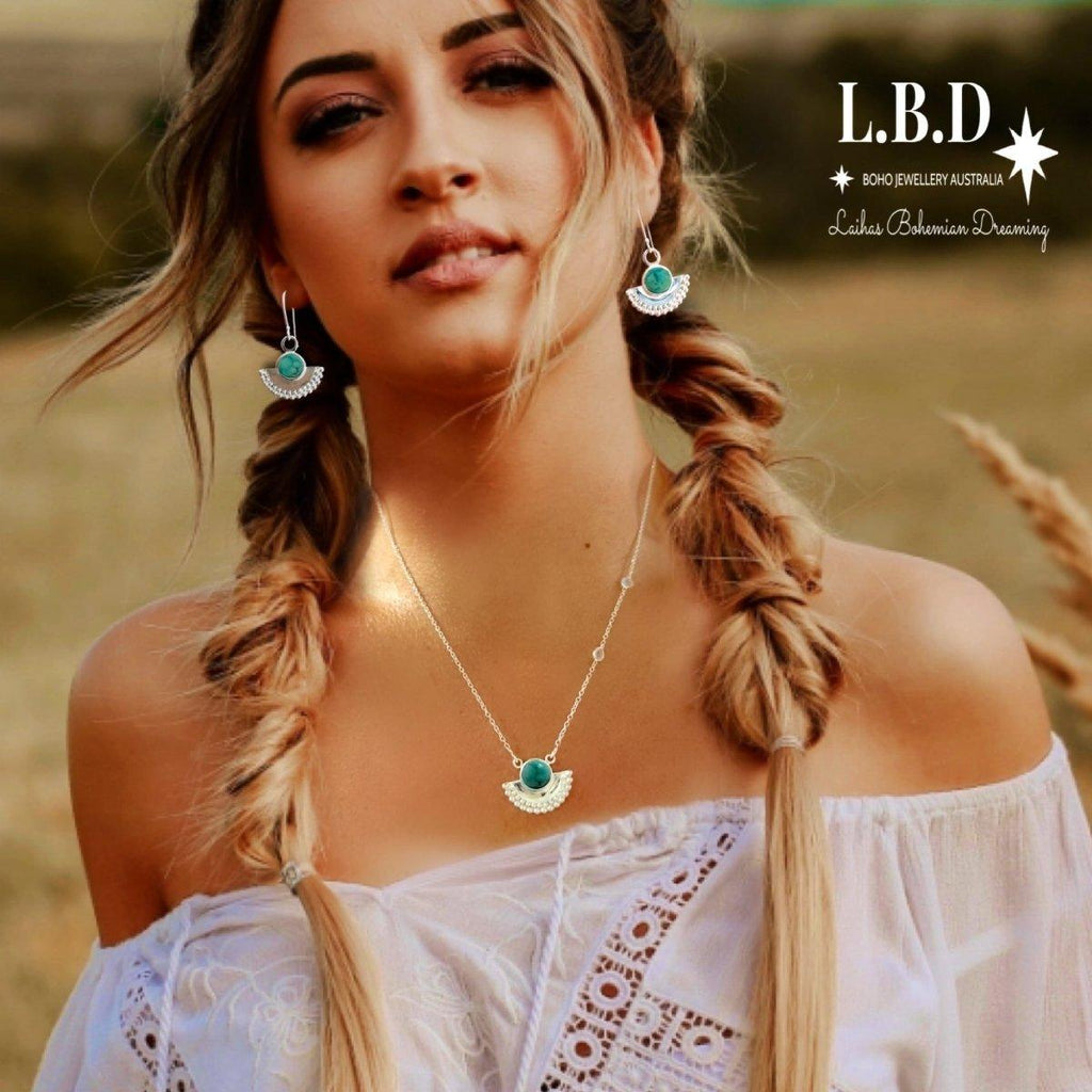 Laihas Dare To Dream Turquoise Earrings