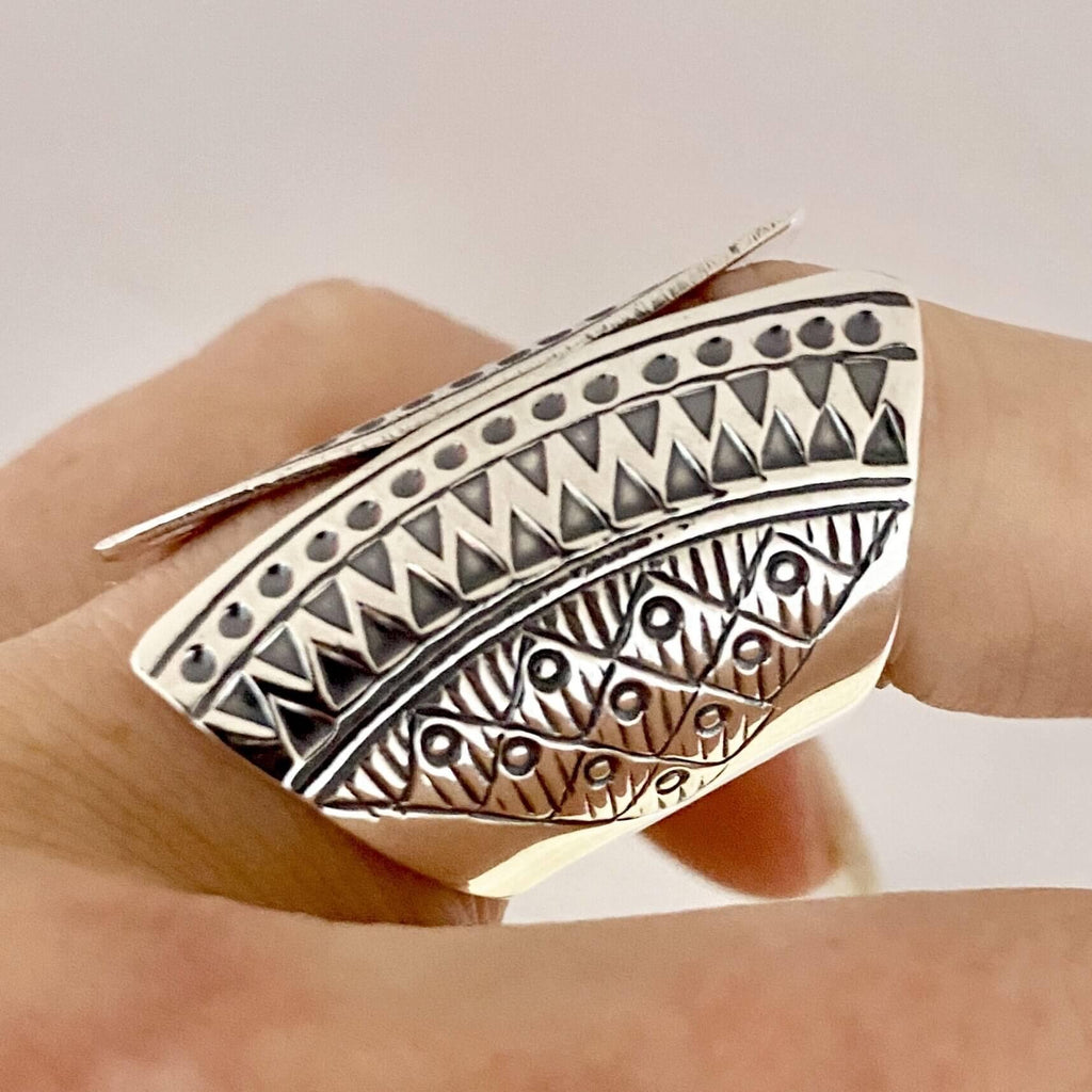 Laihas Designer Statement Open Boho Ring Adjustable -LBD Australia