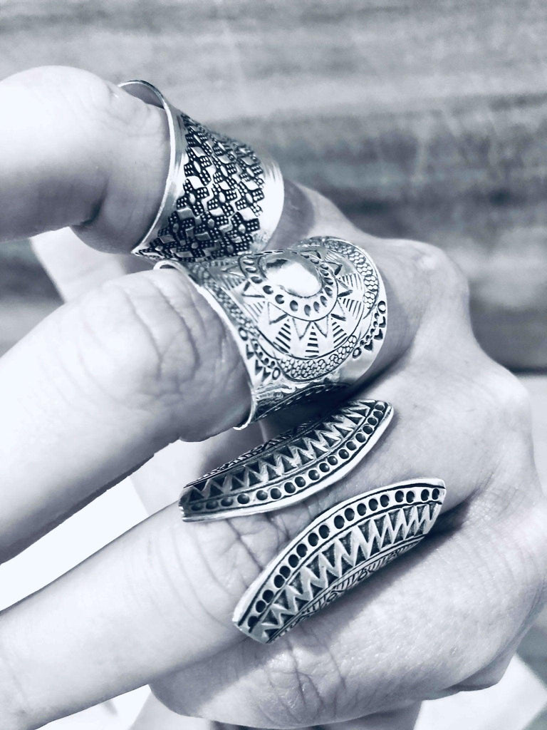 Laihas Designer Statement Open Boho Ring Adjustable -LBD Australia