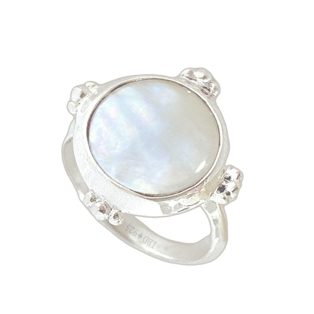 Laihas Enchanted Mother Of Pearl Ring- Sterling Silver
