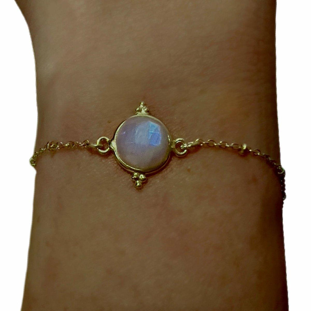 Laihas Free Spirit Gold Moonstone Bracelet