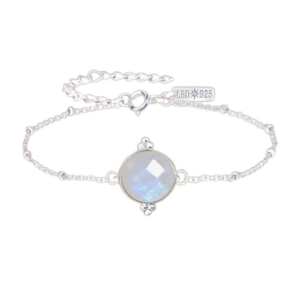 Natural Iolite Blue Mystic Quartz Gemstone Silver Bracelets | Muduh  Collection