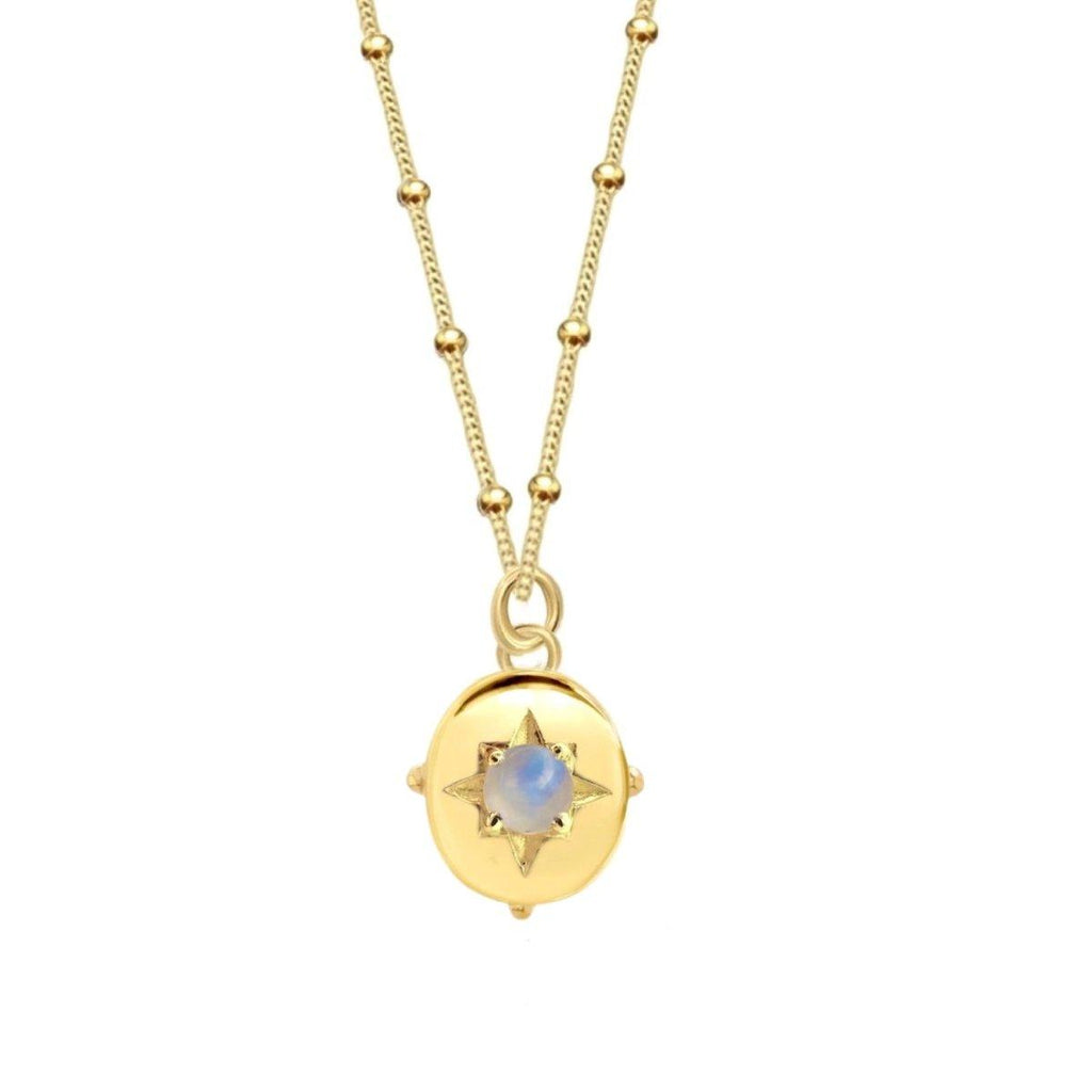 Laihas Guiding Light Gold Moonstone Necklace Of Hope