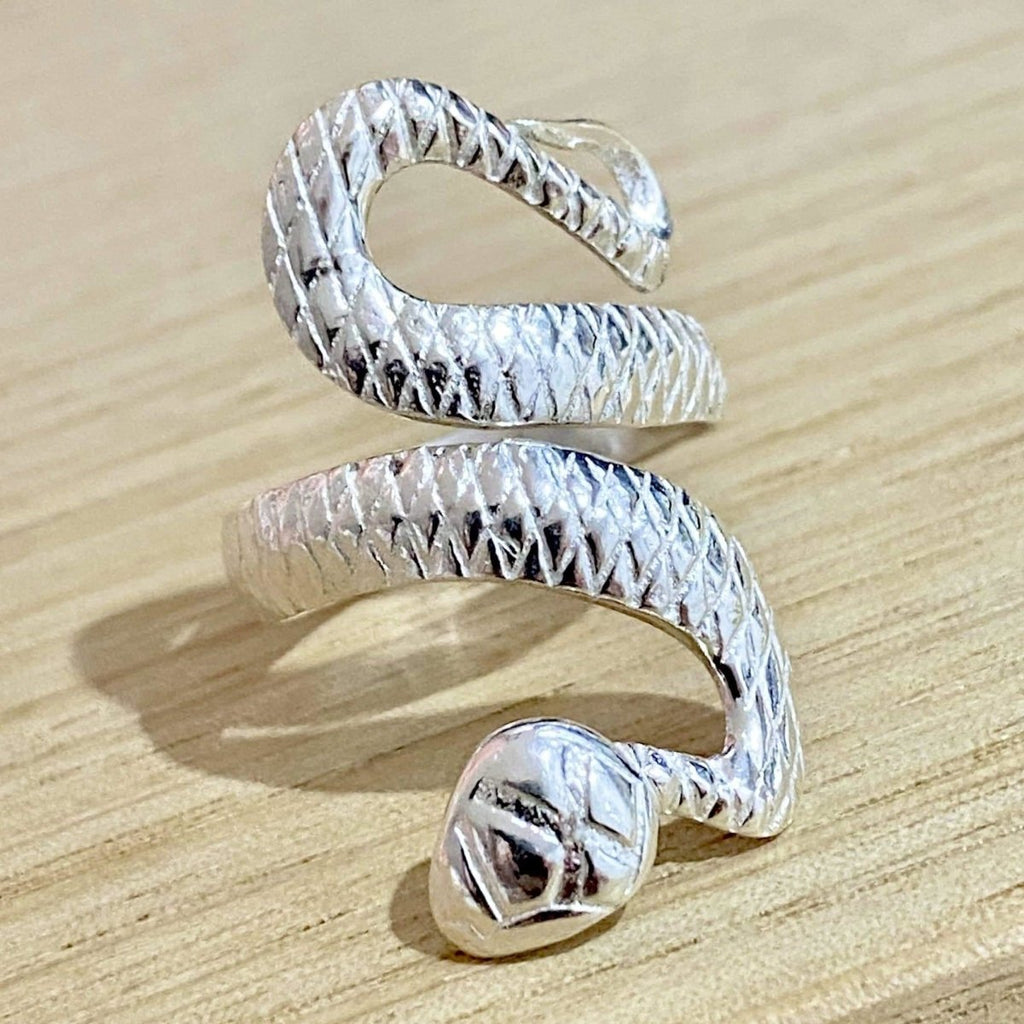 Laihas Handmade Rebirth Snake Sterling Silver Ring