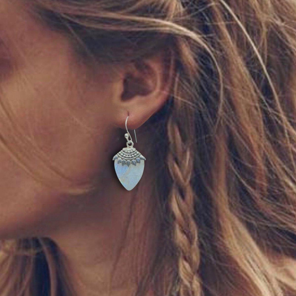 Laihas Harmonious Boho Moonstone Earrings