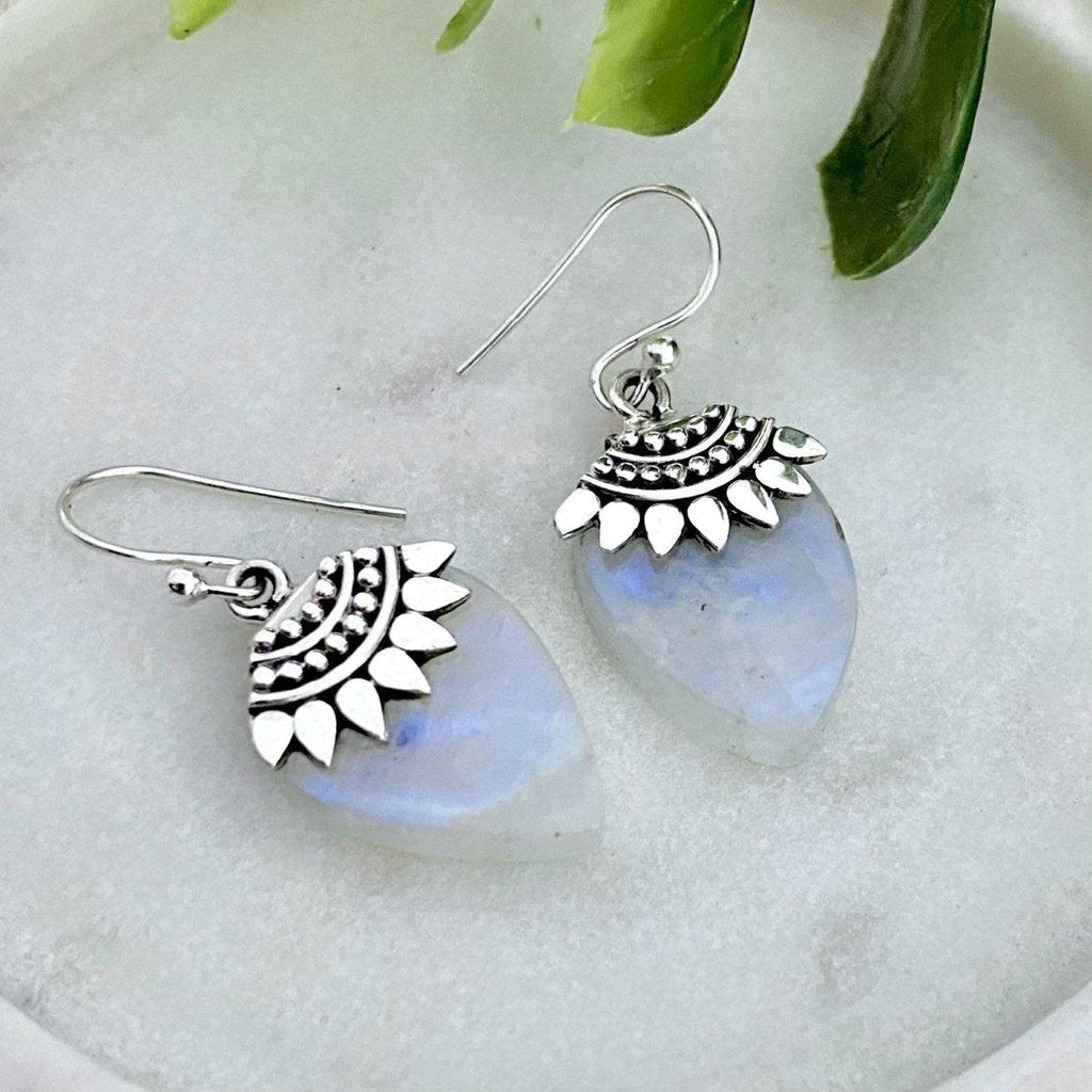 Laihas Harmonious Boho Moonstone Earrings