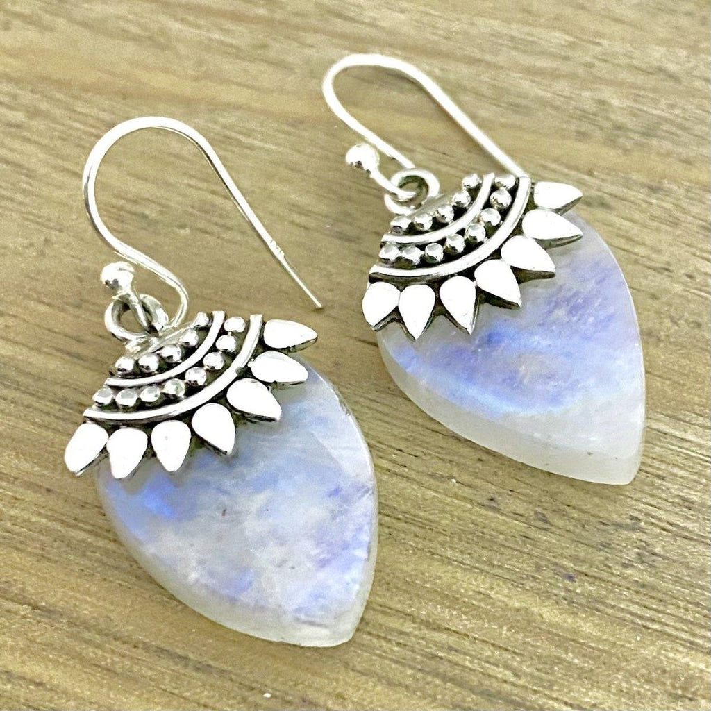 Laihas Harmonious Boho Moonstone Earrings