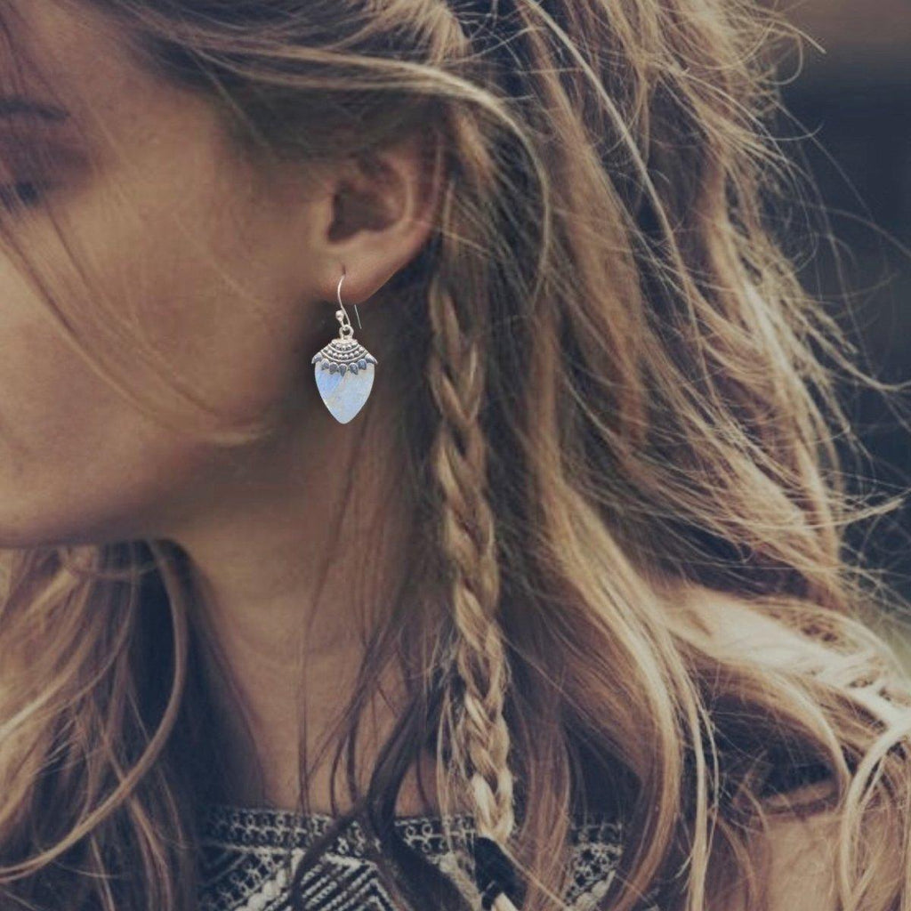 Laihas Harmonious Boho Moonstone Earrings