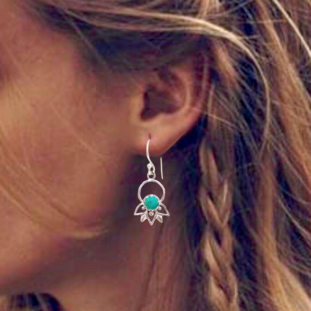 Laihas Inflorescence Turquoise Earrings