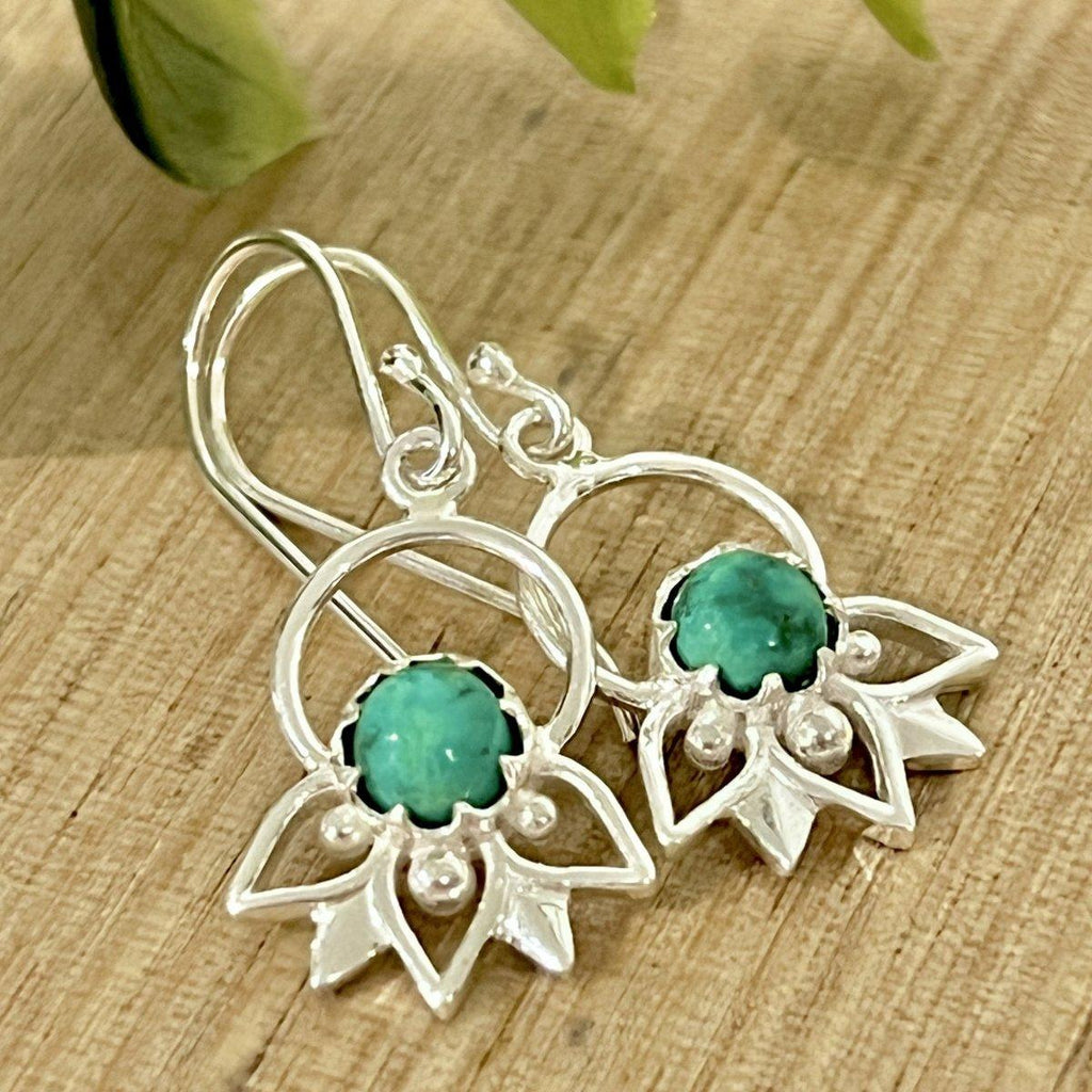 Laihas Inflorescence Turquoise Earrings