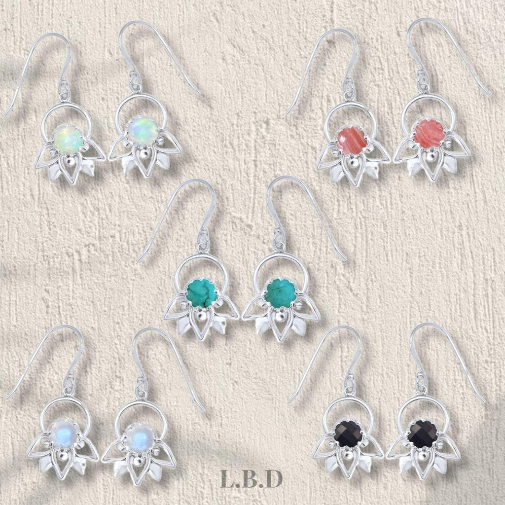 Laihas Inflorescence Turquoise Earrings