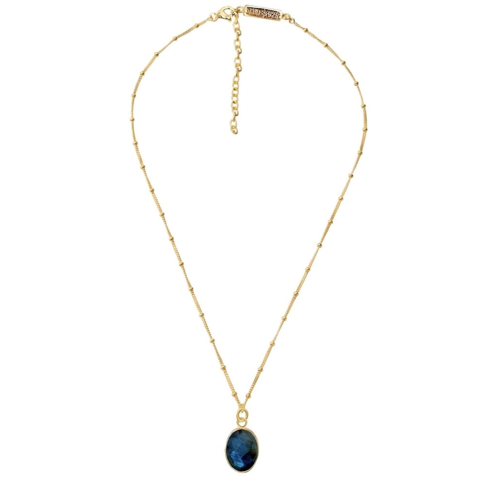 Laihas Iridescent Gold Labradorite Necklace