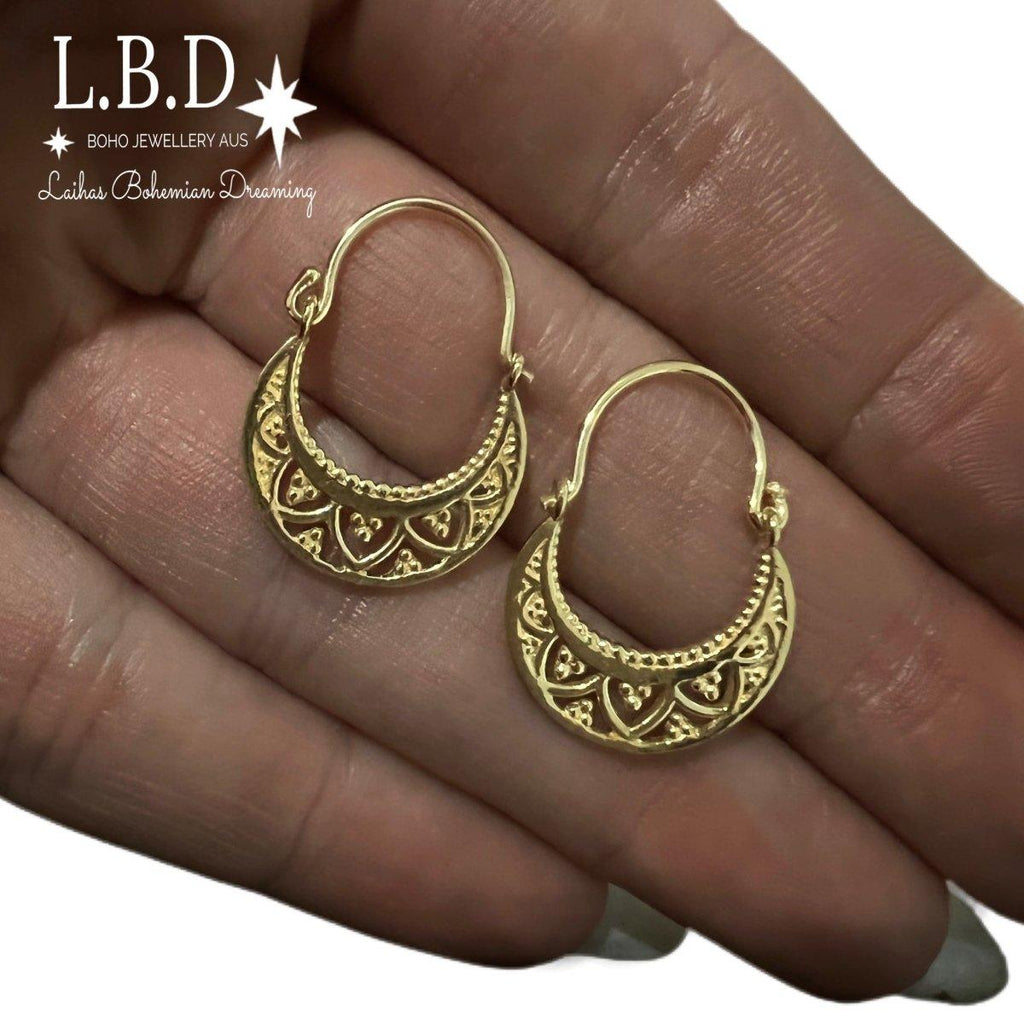 Laihas La Boheme Gold Hoop Earrings