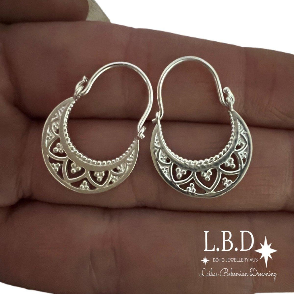 Laihas La Boheme Sterling Silver Hoop Earrings