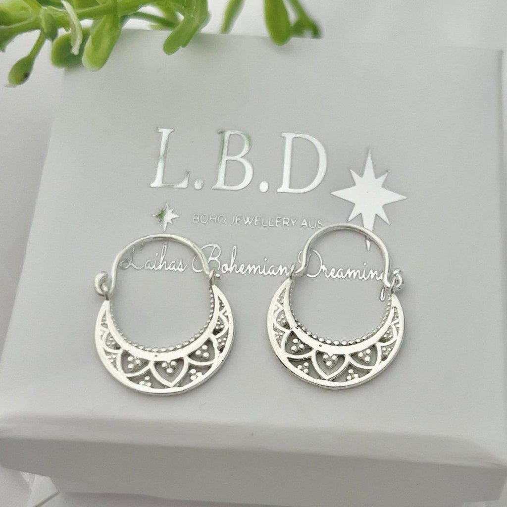 Laihas La Boheme Sterling Silver Hoop Earrings