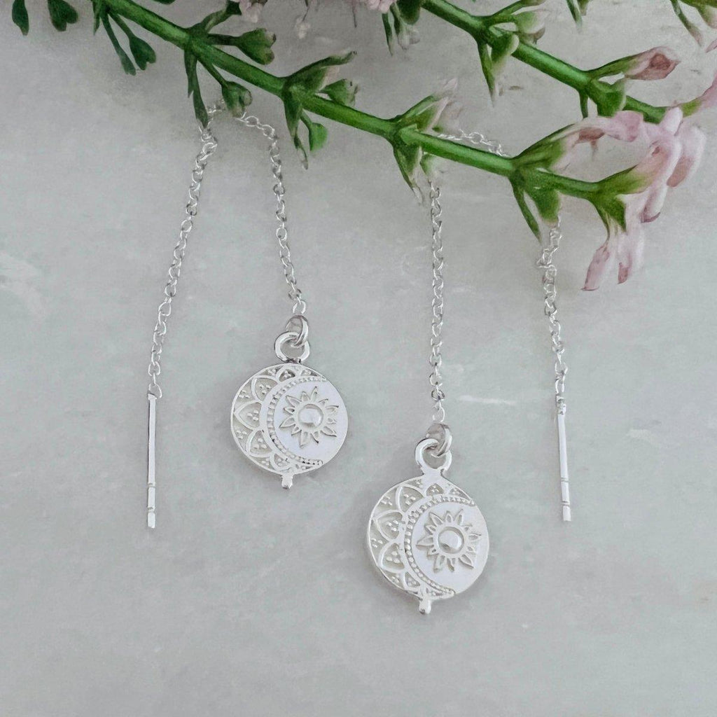 Laihas La Luna Sterling Silver Threader Earrings