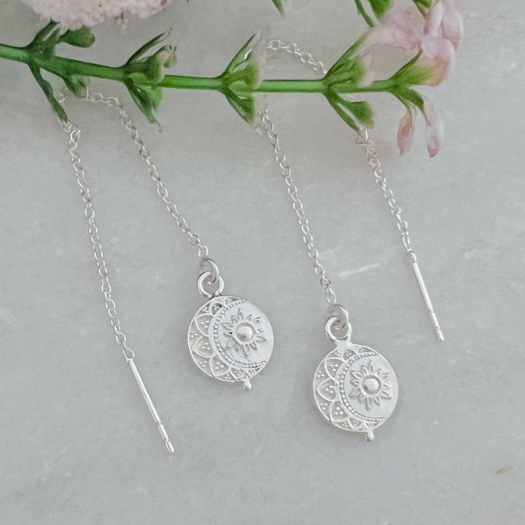 Laihas La Luna Sterling Silver Threader Earrings